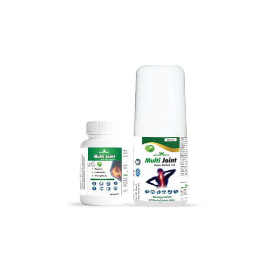 Multi Joint Pain Relief Capsules and Roll On Oil